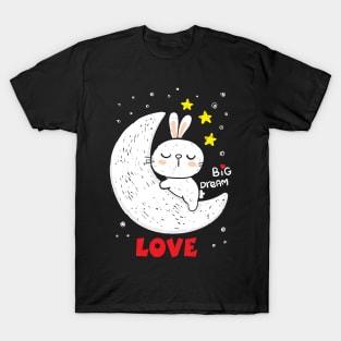 funny rabbit design T-Shirt